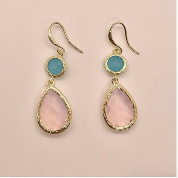 ⭐️❤️ FREE Rain Drop Tiered Round Hipster Chic Glam Elegant Classy Party Earrings - Picture 3 of 7